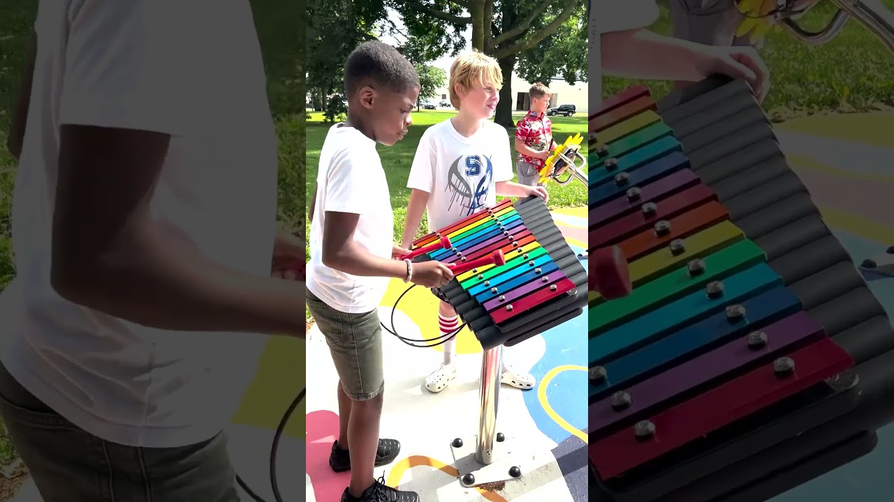 Hamilton Park Music Garden | Percussion Play Outdoor Musical Instruments  