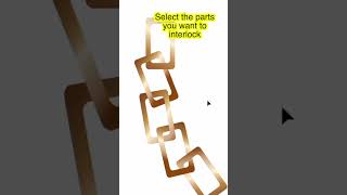 Create Necklace Intertwine3D Effect Inflate Materials Illustrator