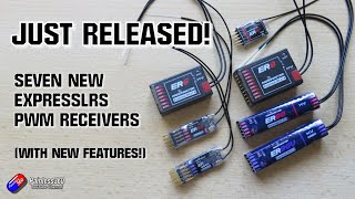 Seven RadioMaster ExpressLRS PWM Receivers (with 4 designed for glider pilots!)