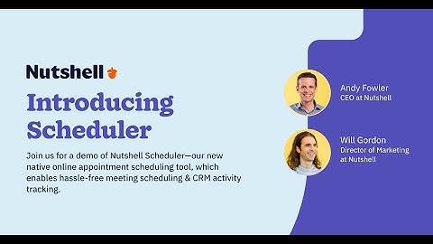 Nutshell Scheduler Webinar