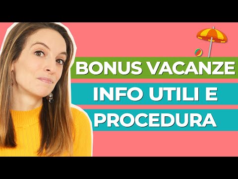 BONUS VACANZE tutorial completo: come funziona, a chi spetta, come richiederlo e come spenderlo.