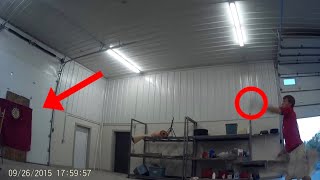 World record dart throw hits the bullseye! (25 feet)