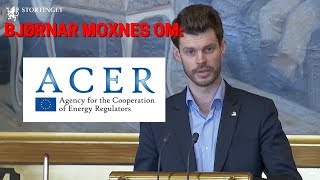 Bjørnar Moxnes (Rødt) om ACER