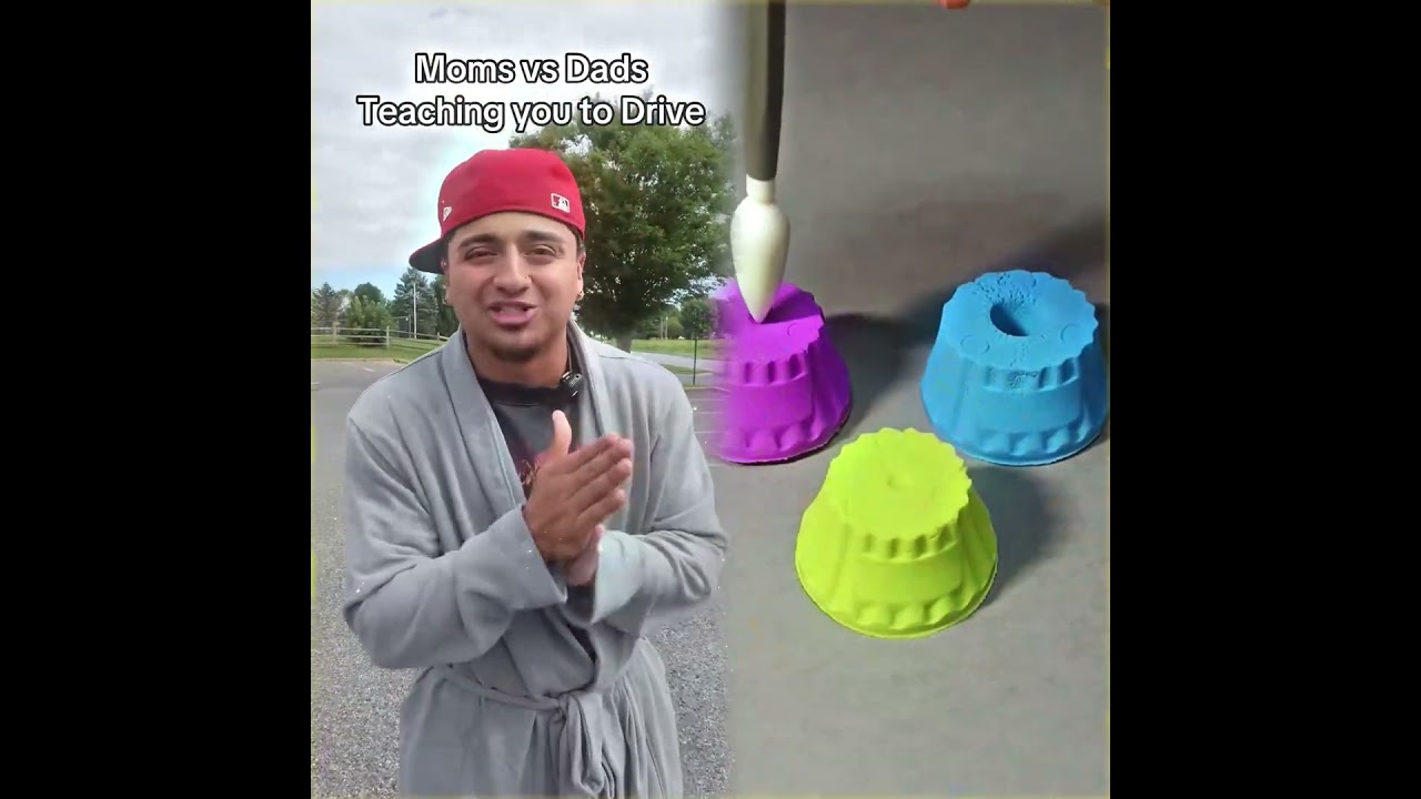 Dad VS Mom, teach you how to drive！！⚠️⚠️⚠️