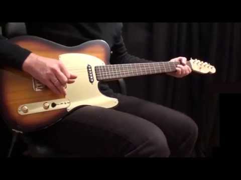 Dire Straits - Solid Rock Live Intro Riffs with Schecter Tele Copy