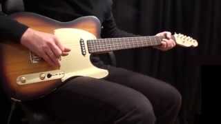 Dire Straits - Solid Rock Live Intro Riffs with Schecter Tele Copy
