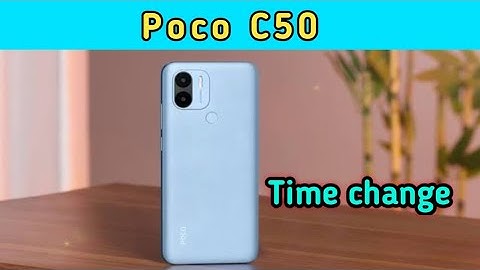 How to change lock screen time in Poco C50,How to change sleep time in Poco C50,