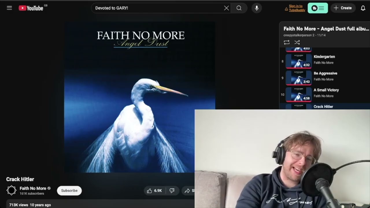 Faith No More - Crack Hitler РЕАКЦИЯ и первое прослушивание