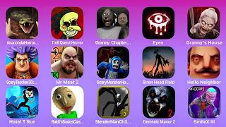 Anaconda Horror Game 💥 Troll Quest Horror 💥 Granny 2 💥 Eyes, Granny's House 💥 Scary Teacher 3D 💥 screenshot 1