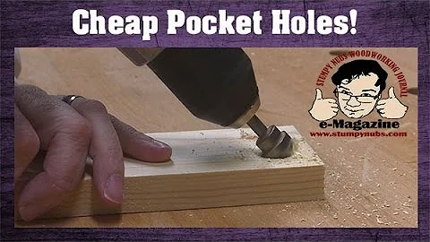 CHEAP pocket-hole ideas for those who can't afford the expensive Kreg jigs!
