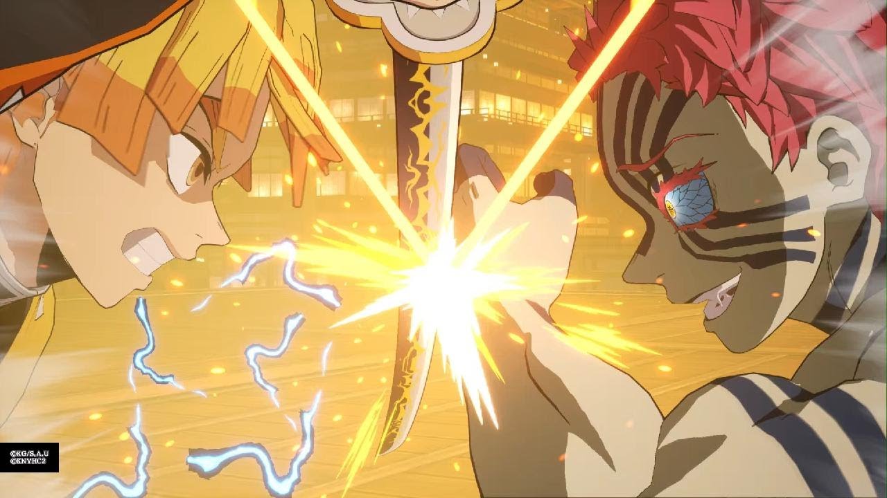 鬼滅の刃 ヒノカミ血風譚2 我妻善逸(無限城編)vs猗窩座(無限城編)