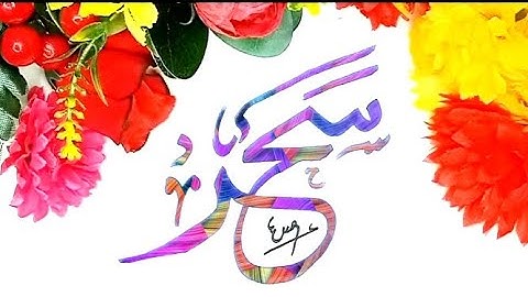 SEHAR Name Status Calligraphy ║ سحر نام ║ @Magic_Hands