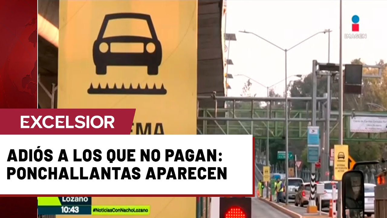 ¿Te saltas la caseta? Así operan los ponchallantas contra tramposos en vías elevadas de la CDMX