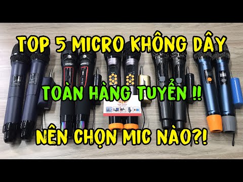 Micro Không Dây Hát Karaoke Hay Nhất Hiện Nay - Top 5 micro không dây micro karaoke hay nhất hiện nay tại Ken Audio Shop