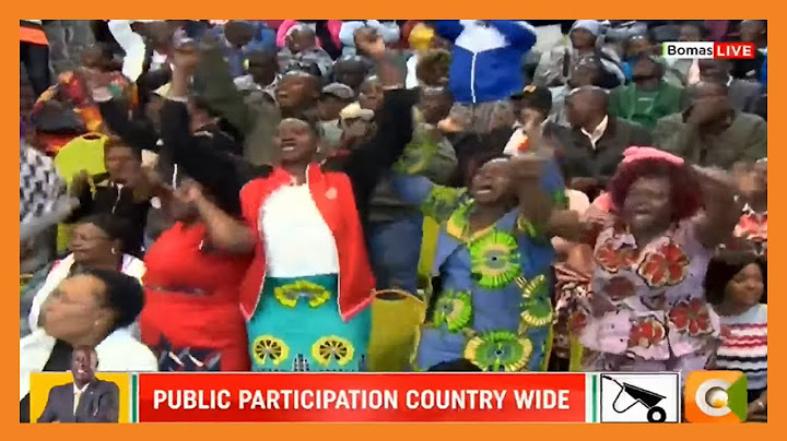 "We don't want Gachagua to be impeached," Nairobi residents say during public participation