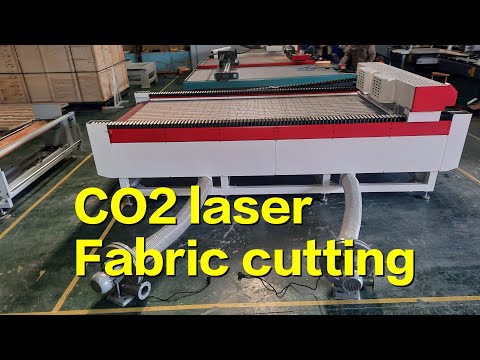 1630 CO2 laser machine for fabric cutting