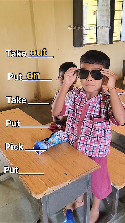 Phrasal verbs ✨ | Learning through activities | English activities| Innovative teaching #shorts #yt