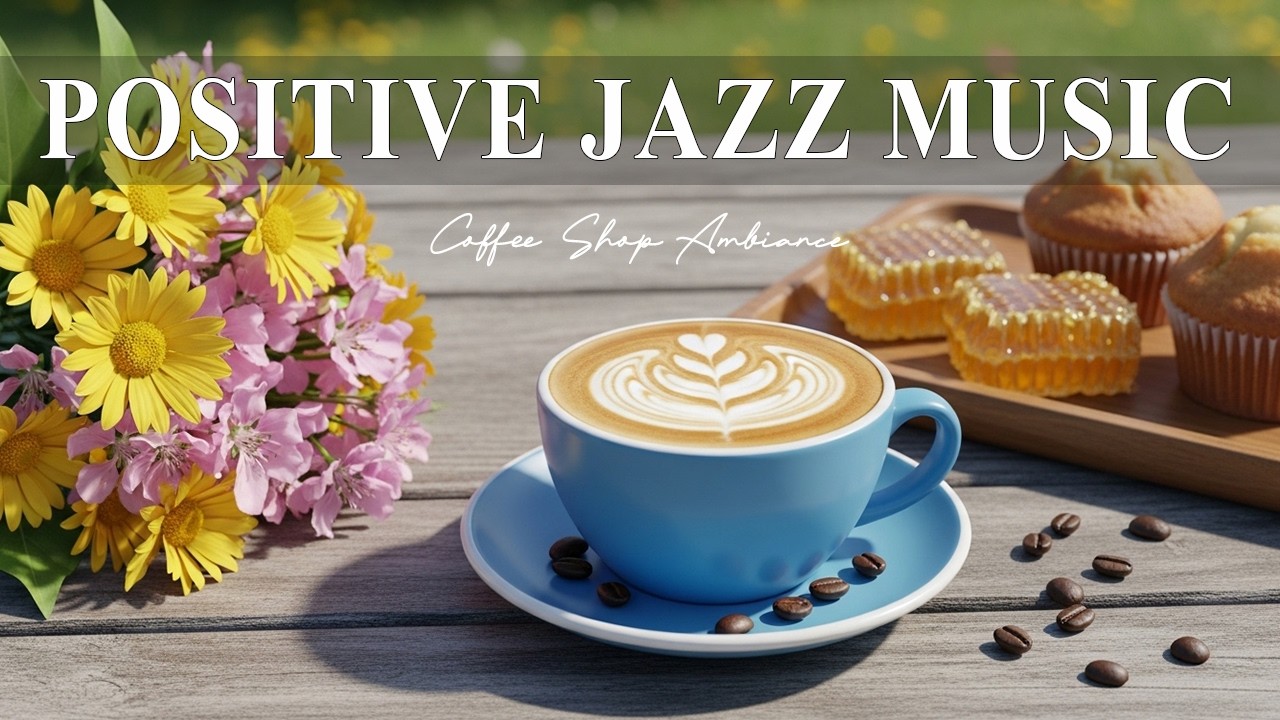 Positive Jazz Music ☕ Coffee Shop Ambiance & Bossa Nova Piano for Working