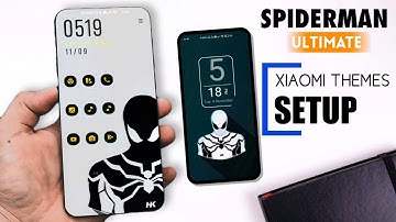 Spiderman Home & Lock Customization For Xiaomi/Redmi/Poco Devices | MIUI Themes