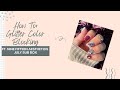How To: Glitter Color Blocking || Ft. Nine Fifteen Aesthetics || DIY Nails || LA's Lovely Nails