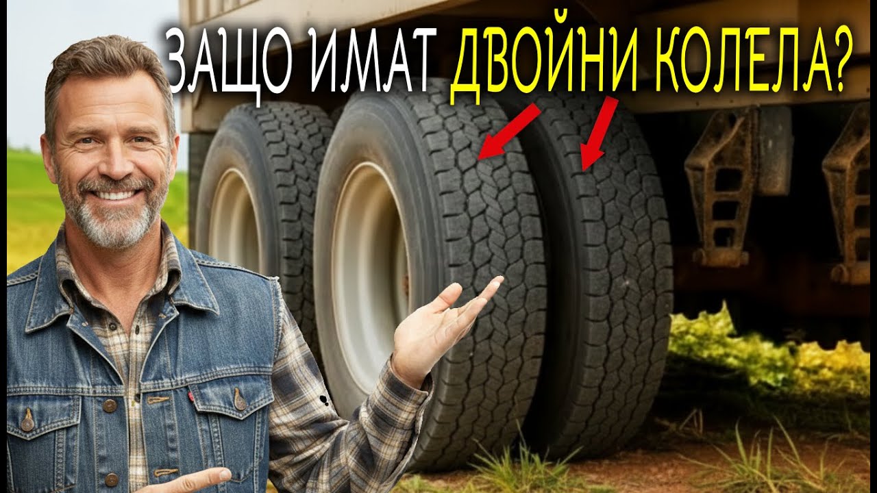 Защо някои камиони използват ДВОЙНИ гуми, а други НЕ!