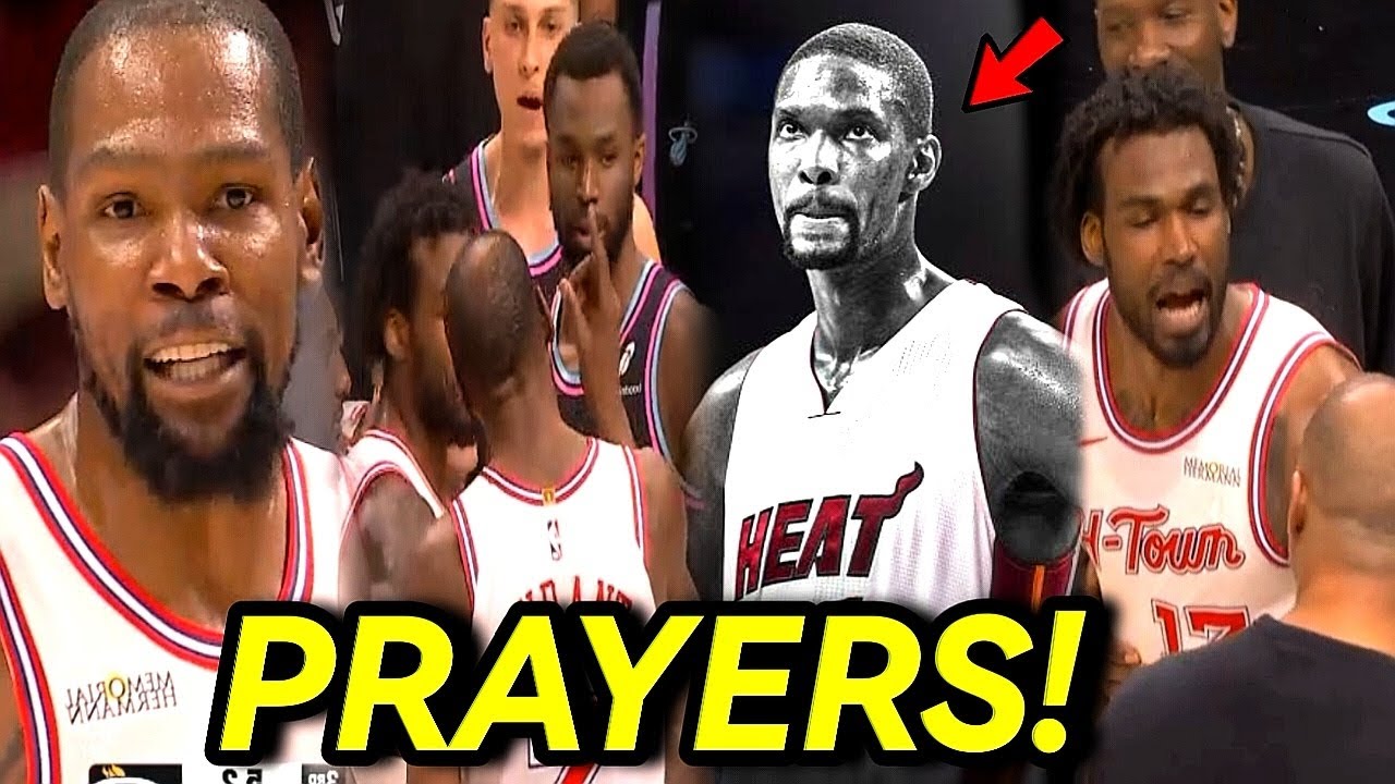 PRAYERS for 2x Nba Champ Chris Bosh!  Napikon si Kevin Durant, may gusto manakit ng sariling coach