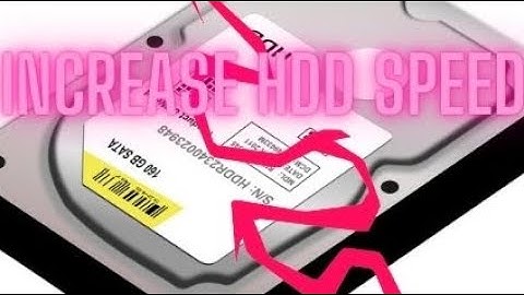 Increase HDD Speed RAM and SSD as Cache Memory