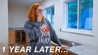 after *almost* a whole year... I HAVE NEW KITCHEN COUNTERTOPS!!