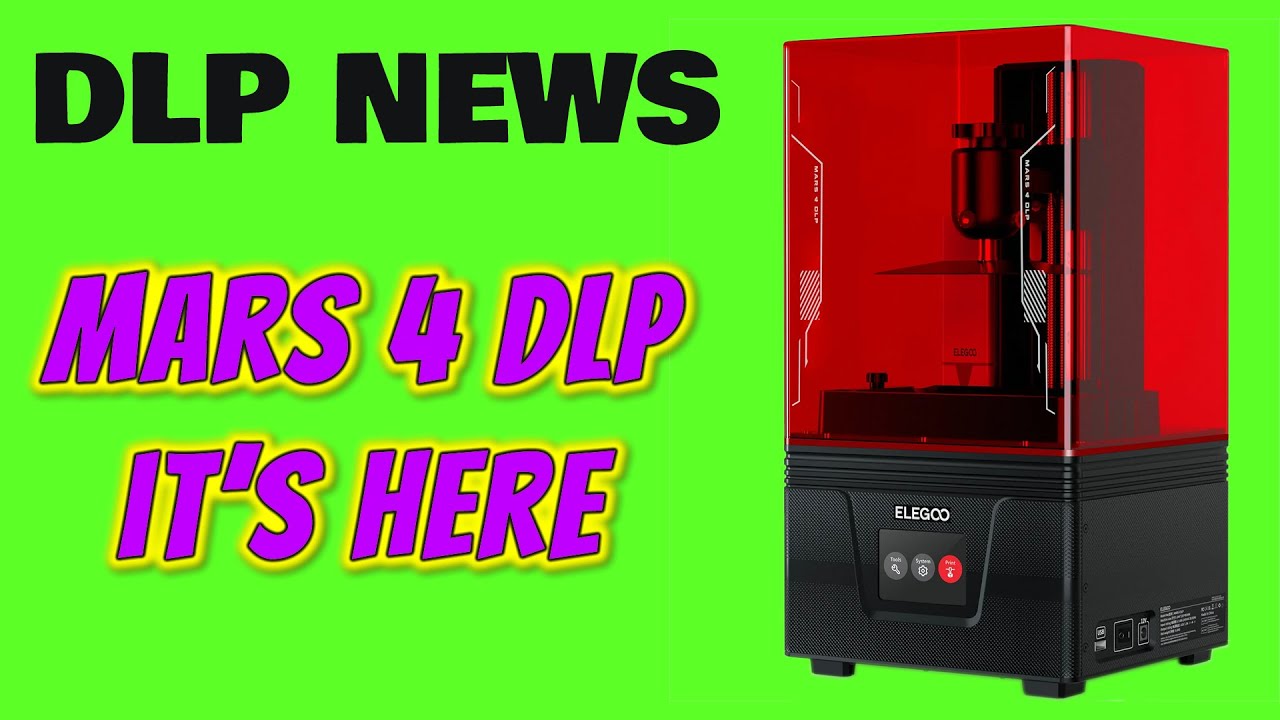 Elegoo Mars 4 DLP - it's HERE!!! (3D Printing news) 