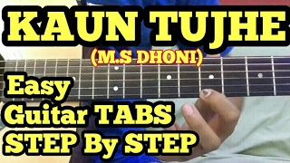 Kaun Tujhe Guitar Tabs/Lead/Solo Lesson | M.S Dhoni | String Bending Lesson in Hindi | fuZaiL Xiddi