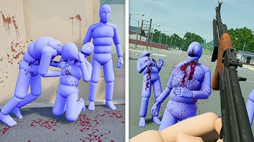 HyperBox 3.0 - Very Realistic Physics! Active Euphoria Ragdoll and Gore! #45