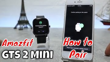 How to pair Amazfit GTS 2 Mini to iphone with Zepp iOS app, how to setup Amazfit GTS 2 Mini