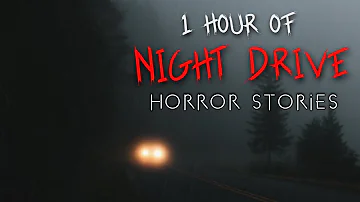 1 Hour of Rainy Night Drive Horror Stories | Vol. 1 (Compilation)
