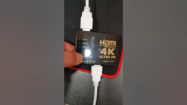 HDMI 4K switcher 3 in 1 out  test