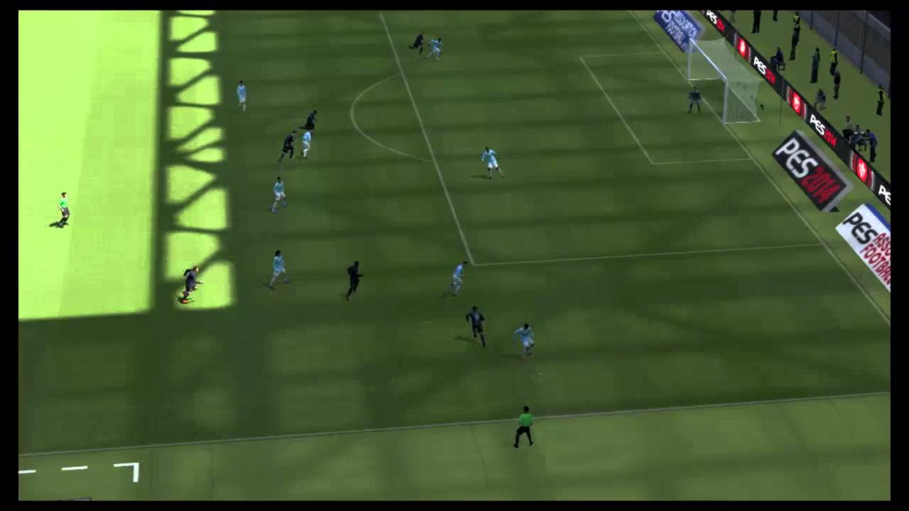 pes 2014 simple dribbling just direction R1 and R2 part1