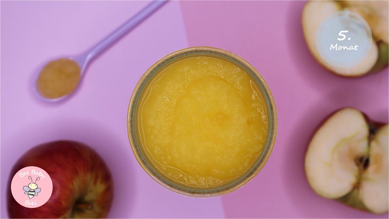 Apfelmus Rezept | Babybrei selber machen - YouTube