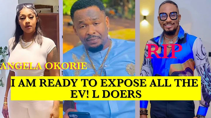 Actress Angela Okorie exposes reason why Zubby Michael can never mourn Junior Pope #juniorpope