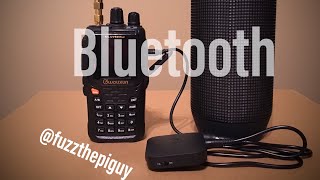 Wouxun KG-UV8D Plus Connected To Bluetooth Module Working Satellites How To Work Satellites With A Wouxon Kg Uv8d Plus Ham Radio With Bluetooth