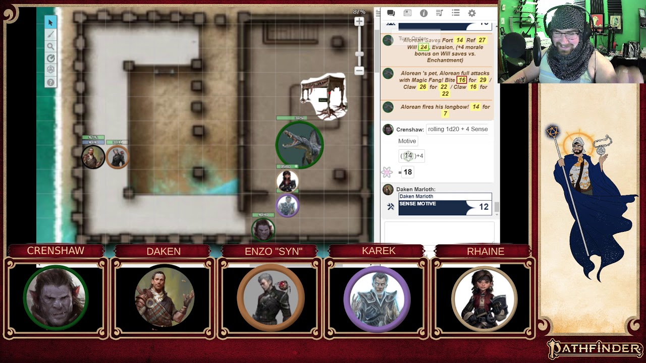 Highlight: The rogue gets wrecked by a sus table