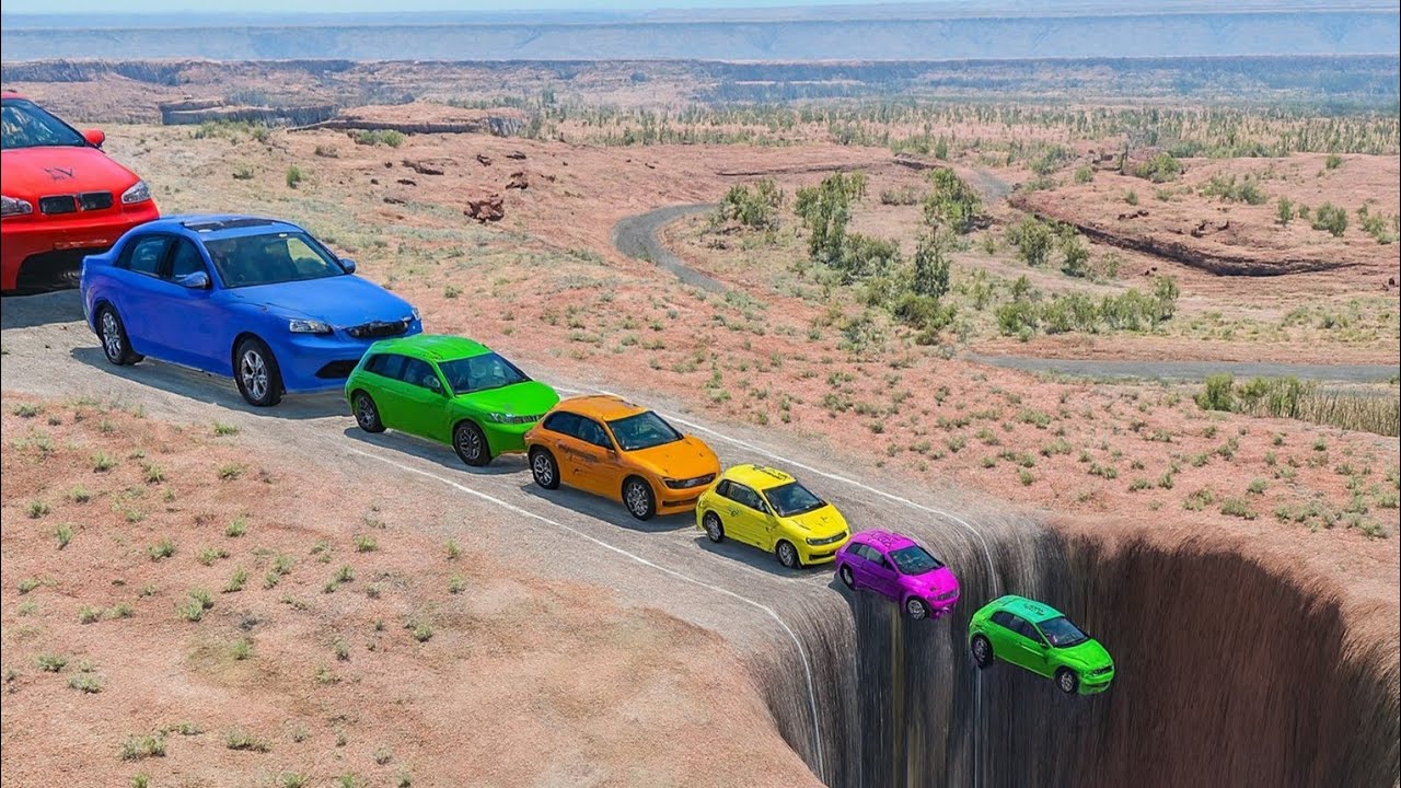 Small to Giant Cars vs Giant Pit 💥 | BeamNG.drive