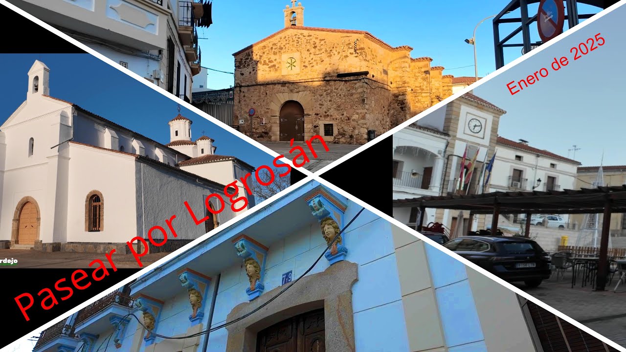 Pasear por Logrosán, enero de 2025.