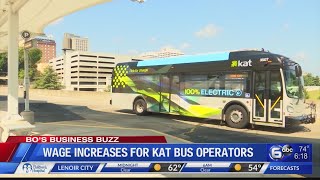 Wage increases for KAT bus operators
