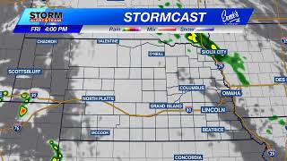 Periodic rain and storm chances through Memorial Day weekend across Nebraska - May 22, 2025