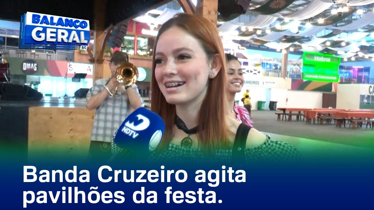 Oktoberfest: Banda Cruzeiro agita pavilhões da festa