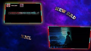 MY PERSONAL NEW TEXT EFFECT SAD VOICES 😅😅 ALIGHT MOTION EDITING XML 👇🤗