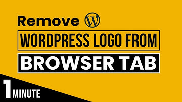 How To Remove Wordpress Logo From Website Tab 2025 | Change Wordpress Logo In Browser Tab