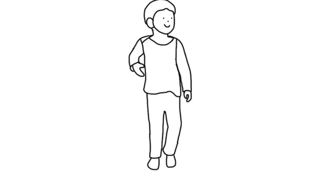 Как нарисовать брата легко