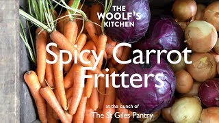 Spicy Carrot Fritters (short) video -  Dominique Woolf&#39;s cookery demo for The Pantry