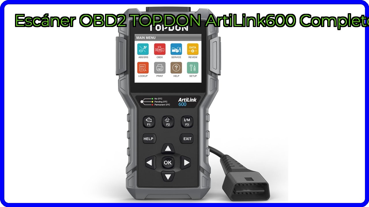REVIEW (2025): TOPDON ArtiLink600 OBD2 Scanner Full. ESSENTIAL
