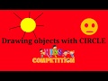 Easy Drawing with Circle | Kids Drawing using Round Shape